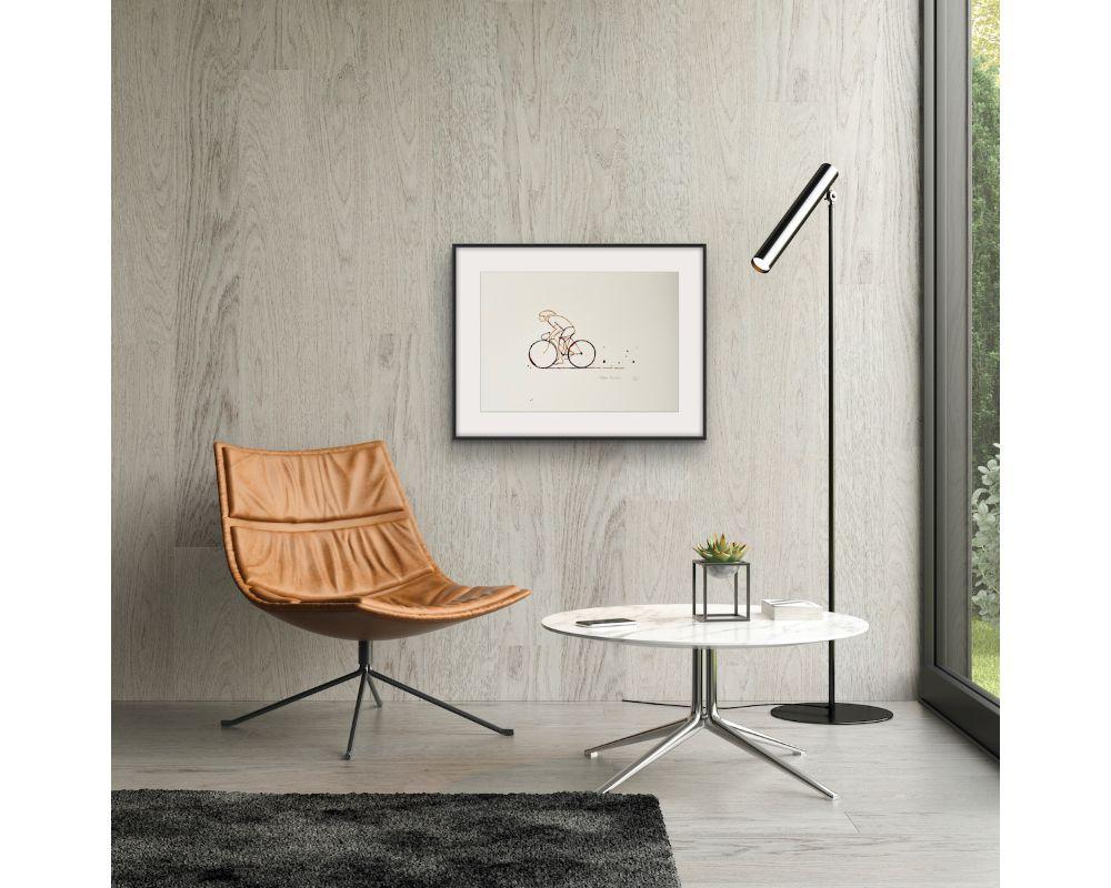 Coffee Espresso #13, Eliza Southwood, Cycling Art, Coffee Art, Minimalist Style For Sale 5