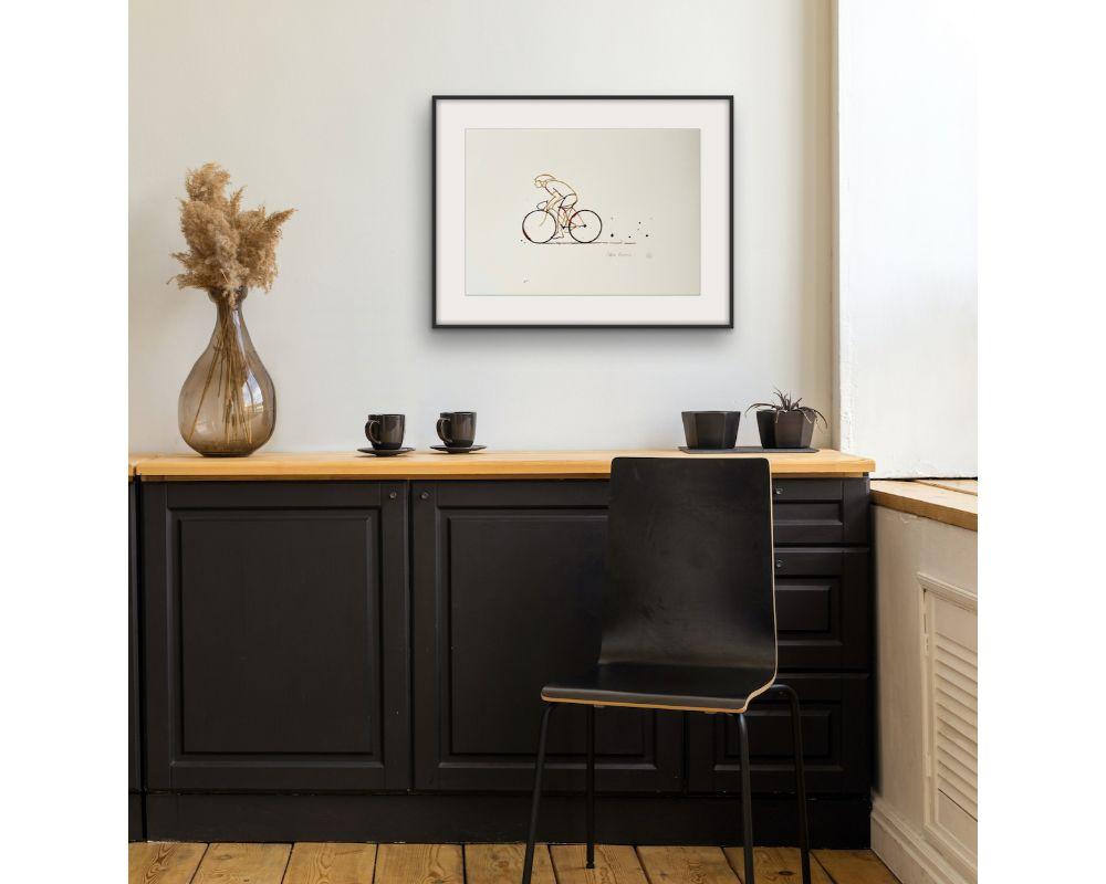 Coffee Espresso #13, Eliza Southwood, Cycling Art, Coffee Art, Minimalist Style For Sale 7