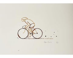 Cafetière Espresso n°13, Eliza Southwood, Art du cyclisme, Art du café, Style minimaliste