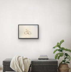 Café Espresso #20, Café sobre papel, Ciclismo, Deportes, pintura original