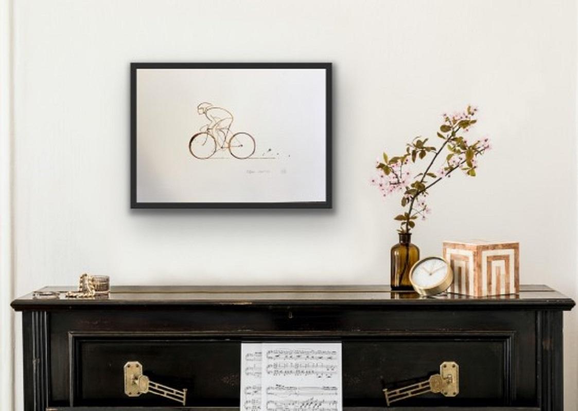Coffee Espresso #6, original painting, still-life cycling work - Painting by Eliza Southwood
