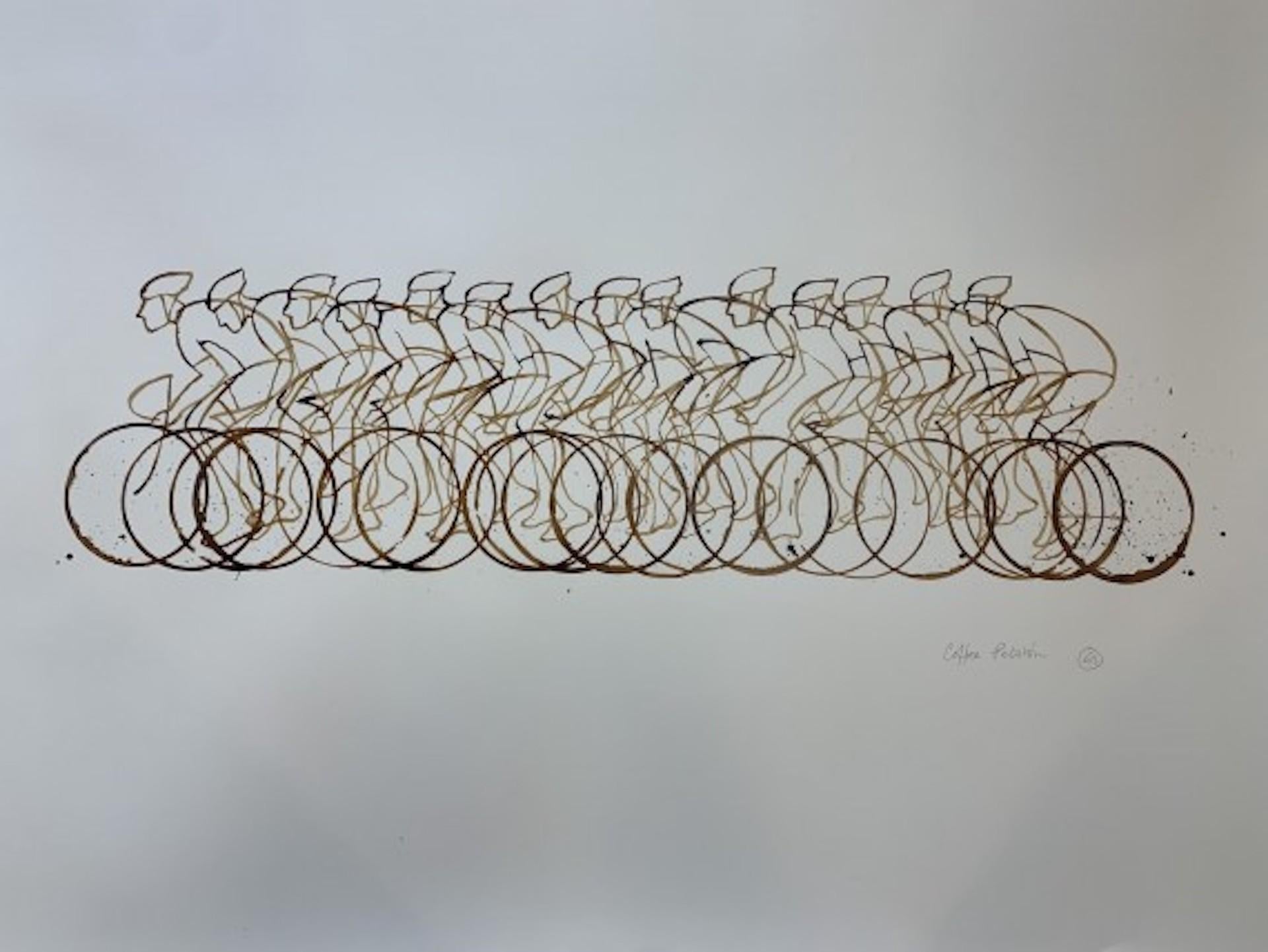 Coffee Peloton Series XIV, Eliza Southwood, Original Artwork, Affordable Art