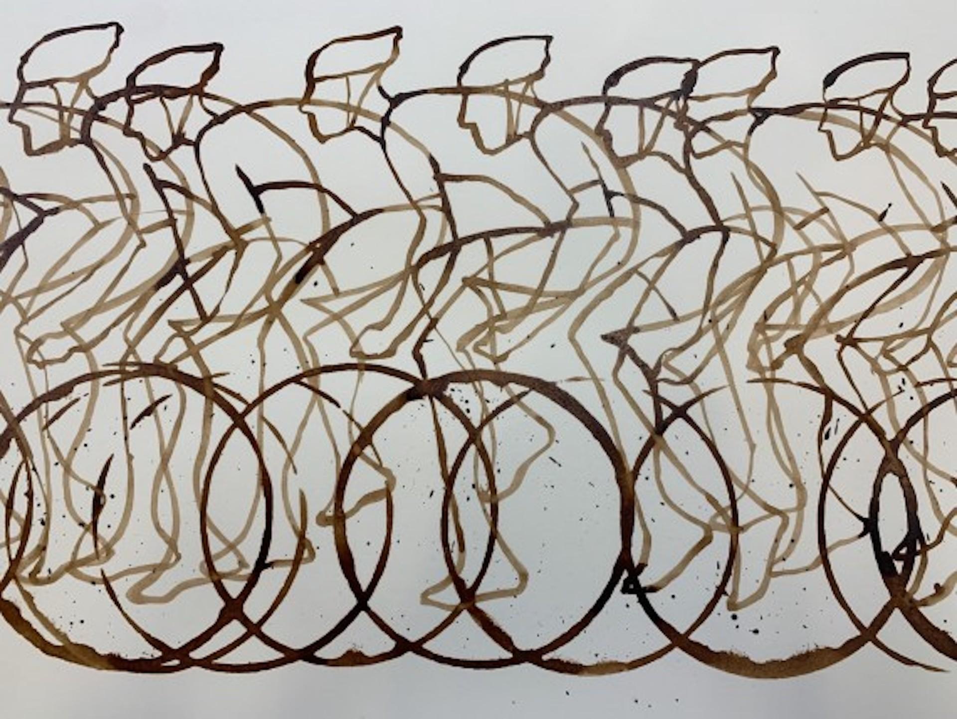 Café Pelotón Serie XV, Eliza Southwood, Obra de arte original, Arte asequible en venta 6