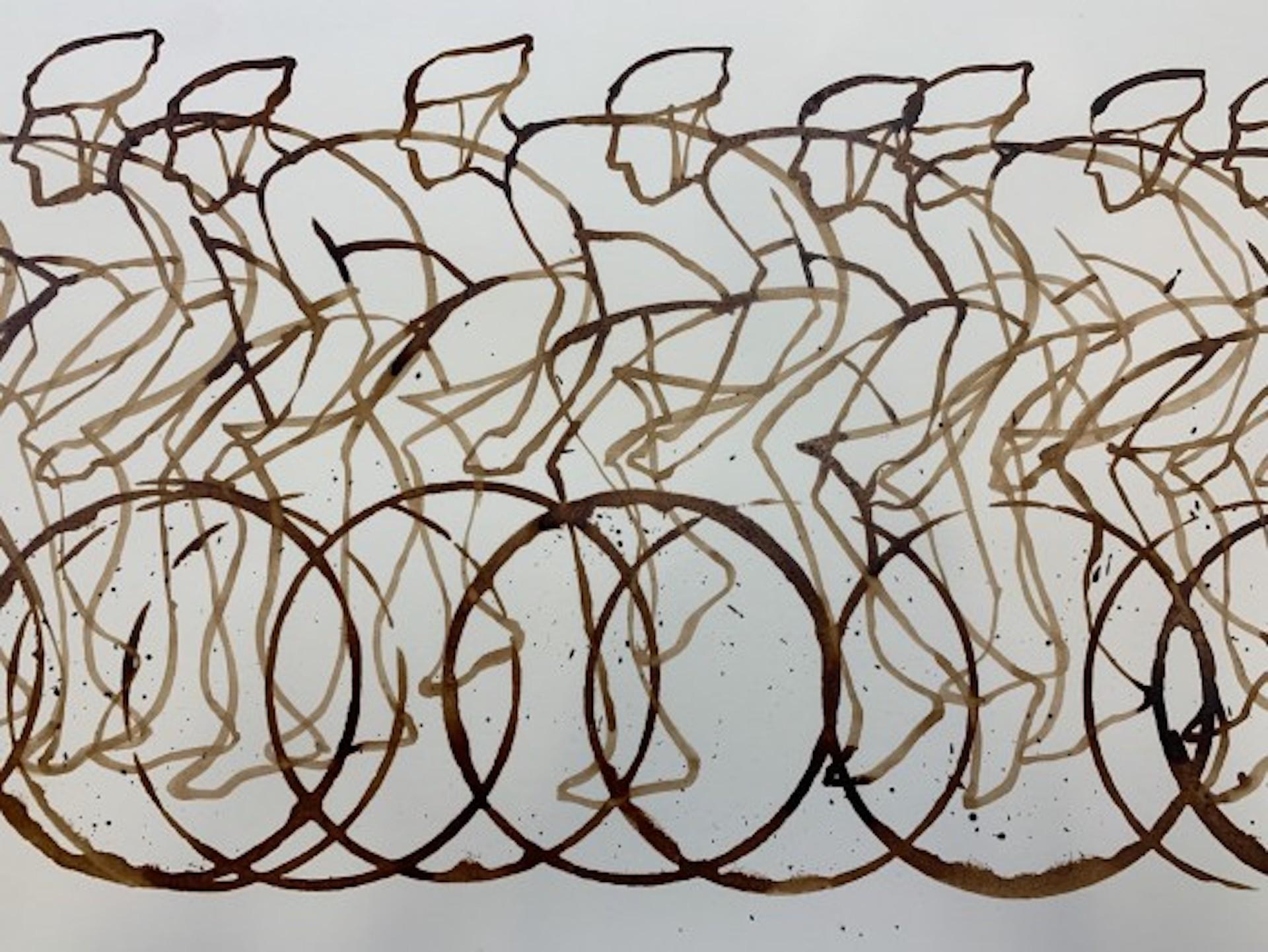 Coffee Peloton Series XV, Eliza Southwood, Original Artwork, Affordable Art For Sale 3