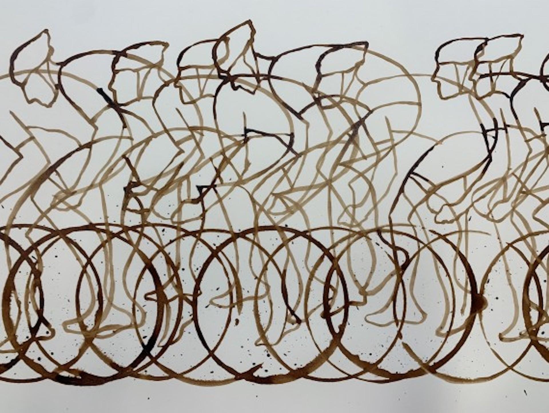 Coffee Peloton Serie XVI, Eliza Southwood, Arte accessibile, Opera d'arte originale in vendita 2