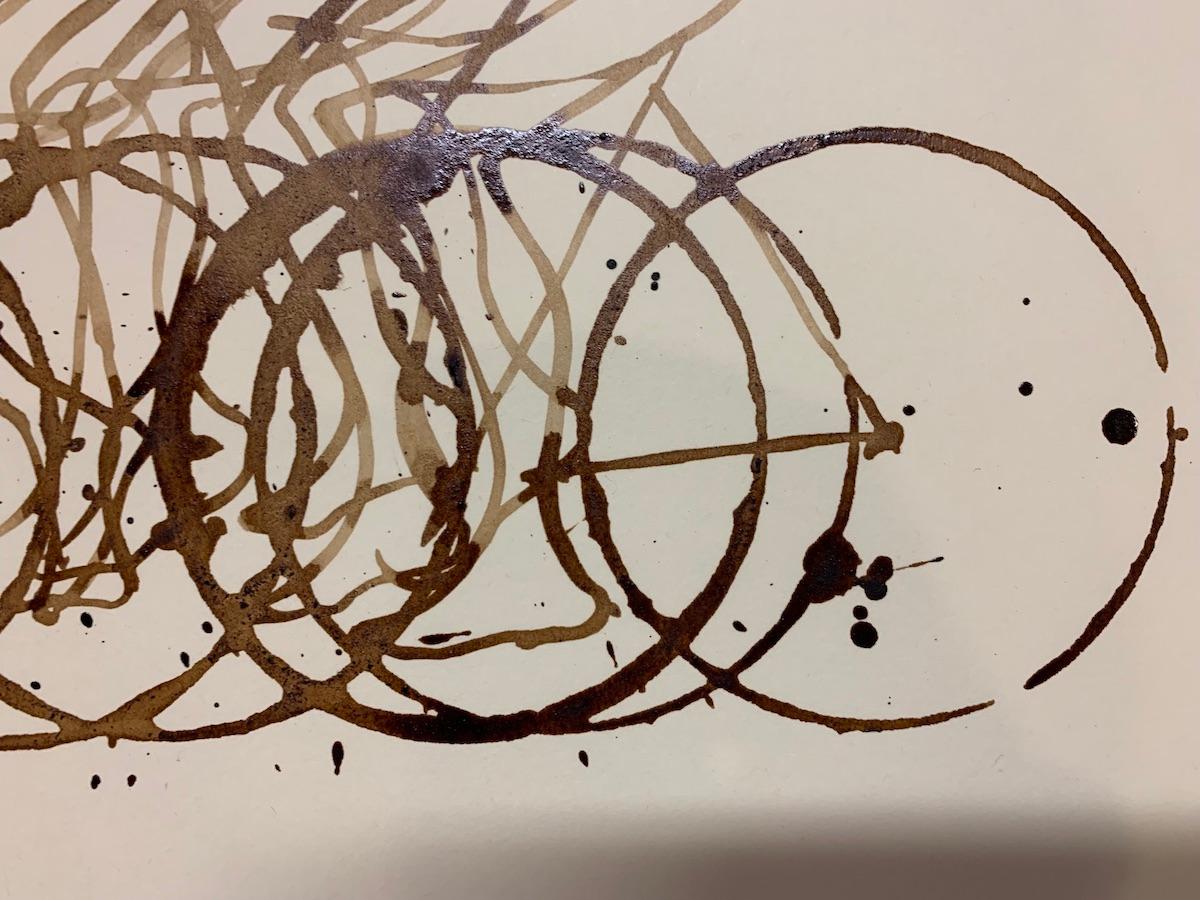 Kaffee-Peloton XXVI von Eliza Southwood [2021]

original
Kaffee auf Papier
Bildgröße: H:42 cm x B:60 cm
Gesamtgröße des ungerahmten Werks: H:42 cm x B:60 cm x T:0,1cm
Ungerahmt verkauft
Bitte beachten Sie, dass die Insitu-Bilder lediglich einen
