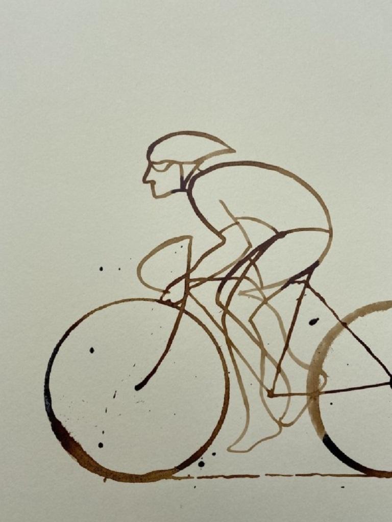 Eliza Southwood, Coffee Expresso Series 4, Affordable Art, Cycling Art For Sale 1