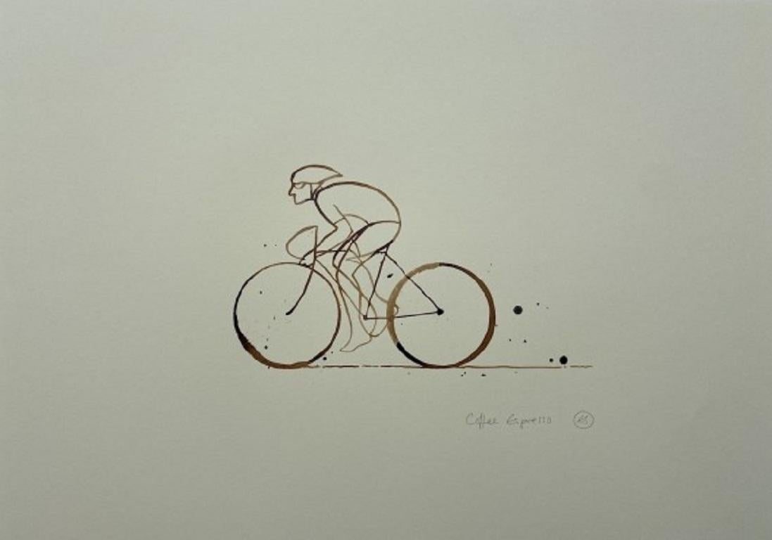 Eliza Southwood, Coffee Expresso Series 4, Art abordable, Art de la cyclisme