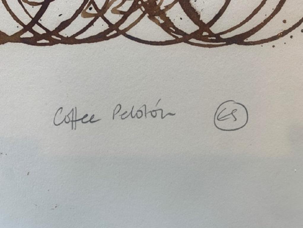 Eliza Southwood, Coffee Peloton Series XII, Affordable Art, Cycling Art For Sale 2