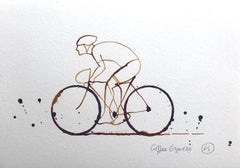 Small Coffee Espresso #1, Coffee on paper, Cycling, Sports