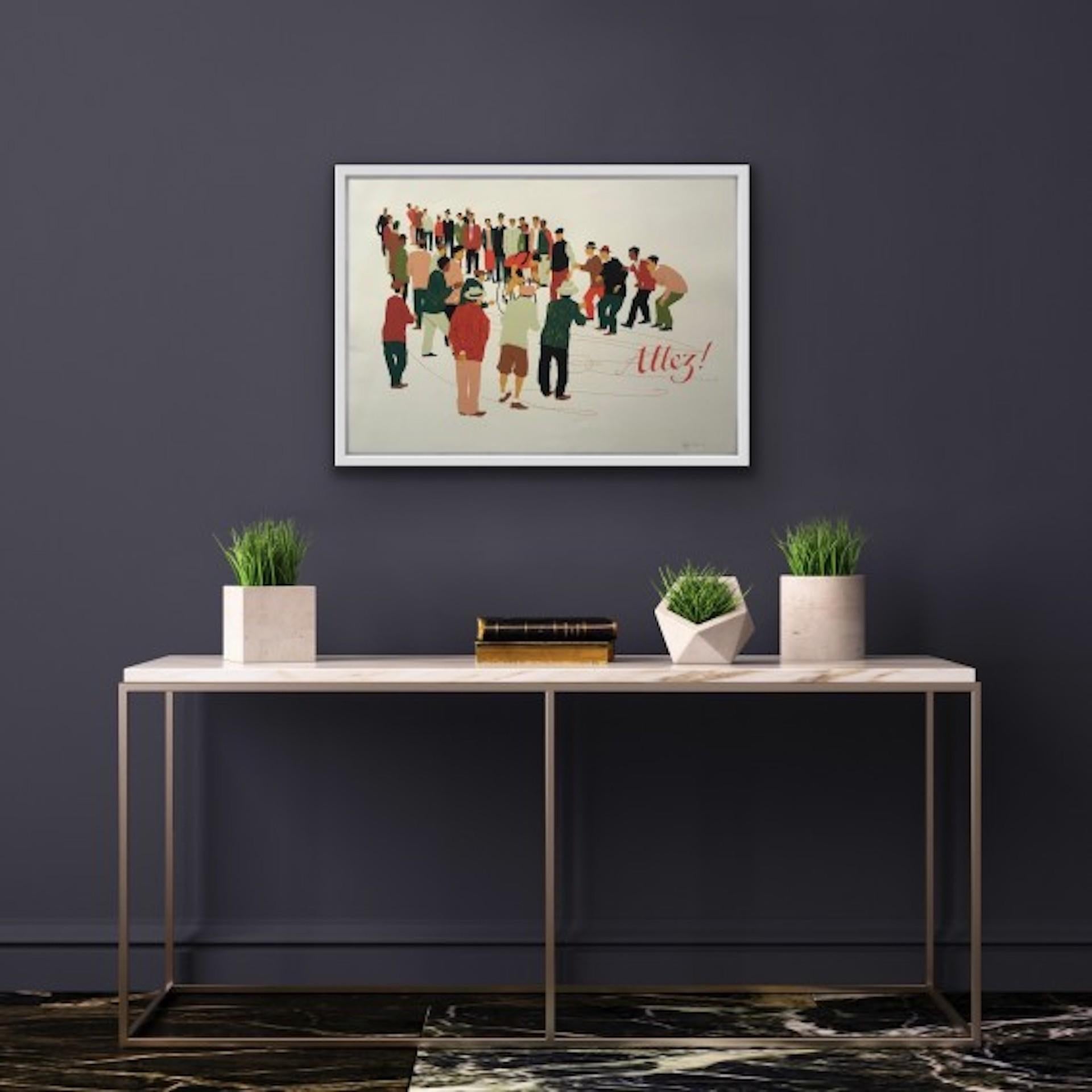 Allez, Eliza Southwood, Edición Limitada, Obra de Arte Ciclista, Deporte y Ocio en venta 1