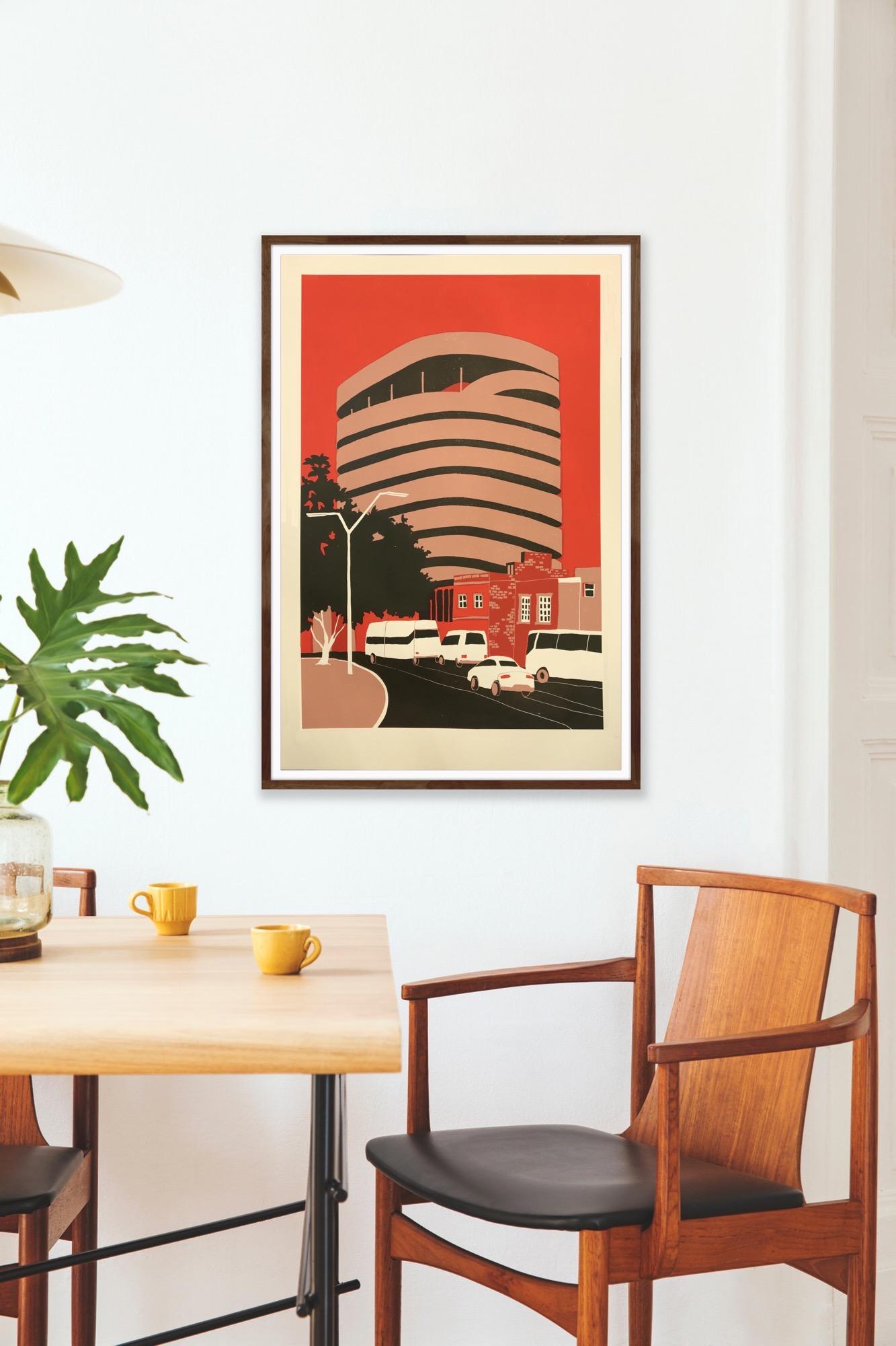 Parcheggio - Manaus, Stampa a tiratura limitata, Architettura, Edificio, Paesaggio in vendita 5