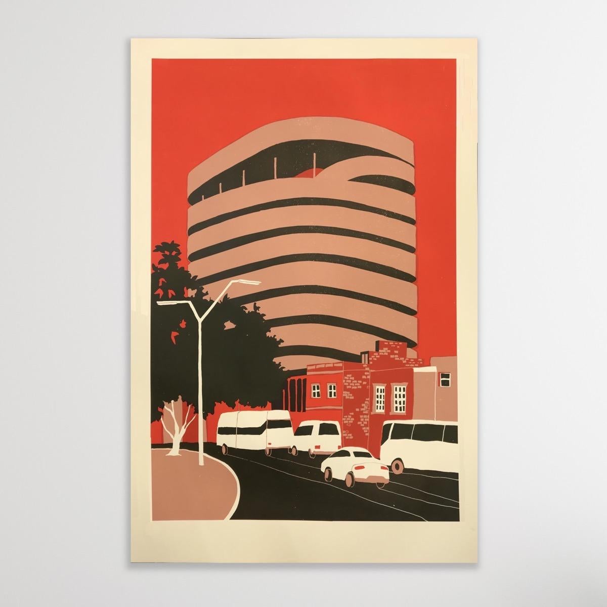 Parcheggio - Manaus, Stampa a tiratura limitata, Architettura, Edificio, Paesaggio in vendita 1