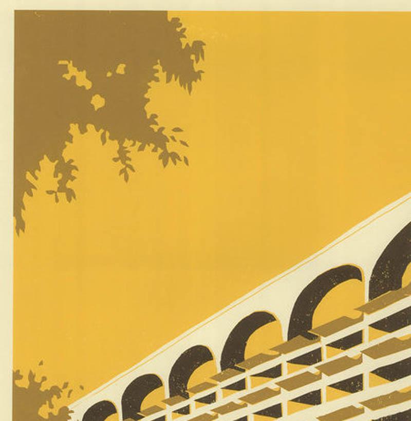 Edificio Civico - Manaus, Eliza Southwood, Serigrafia in edizione limitata in vendita 5