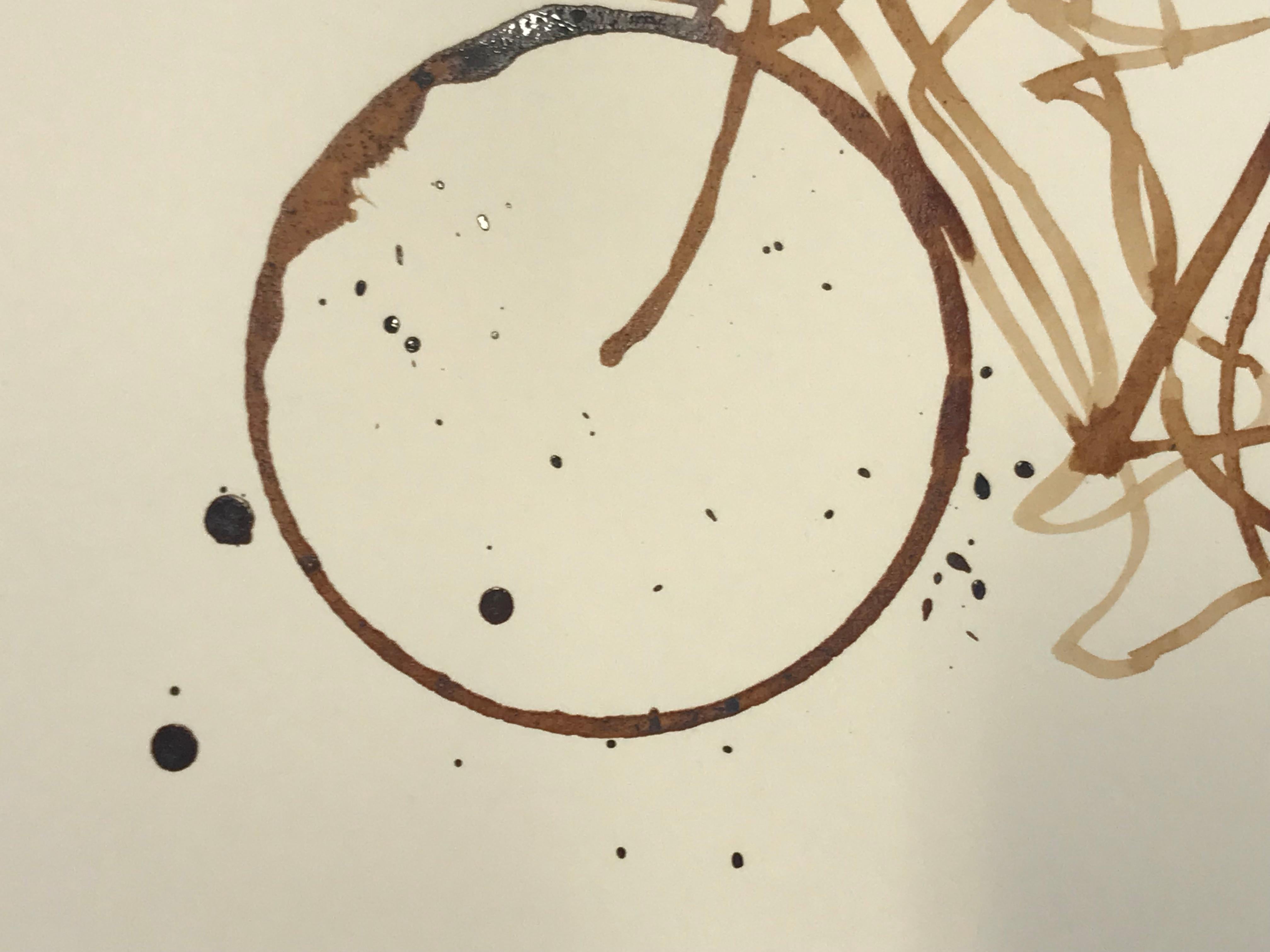 Obra de arte original hecha con café especialmente tratado y sometida a un nuevo tratamiento de fraguado para que la obra perdure 

Más información:

Café sobre papel

42 Al x 59,4 An x 1 Pr cm (16,54 x 23,39 x 0,39 pulg.)

Se vende sin