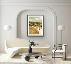 Dragon Ride, Limited edition print, Cycling, Sports, Bike art, Silk Screen print