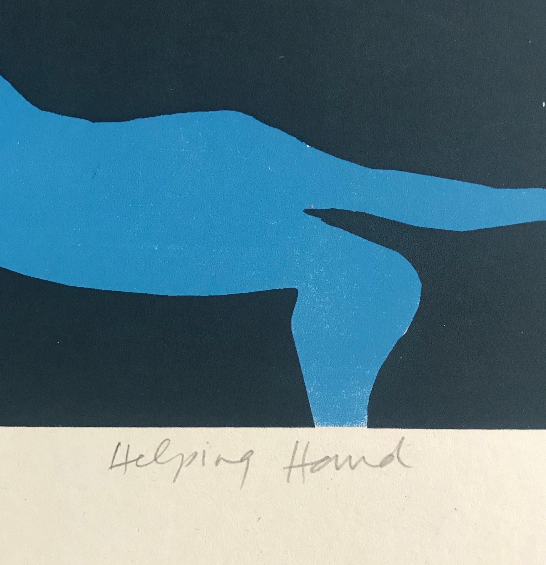 Eliza Southwood, Helping Hand, Limited Edition Screen Print, Cycling Art 5