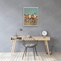 Eliza Southwood, The Start of the Race, Limited Edition Screen Print, Cycling Ar
