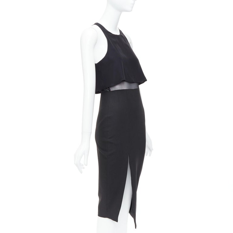 white christmas dresses La Femme 30977 - Midriff Cutout Classic Prom Dress 6 / Black main image 1