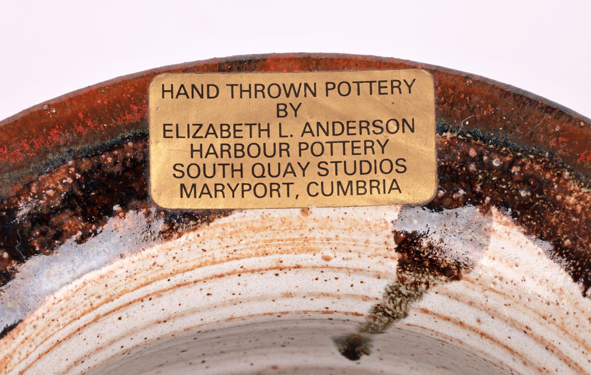 Pichet et vase en poterie de l'atelier de poterie Harbour d'Elizabeth Anderson en vente 2