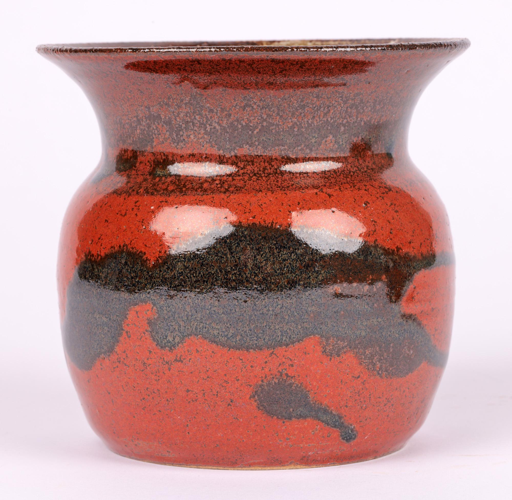 Modern Elizabeth Anderson Harbour Pottery Studio Pottery Jug and Vase For Sale