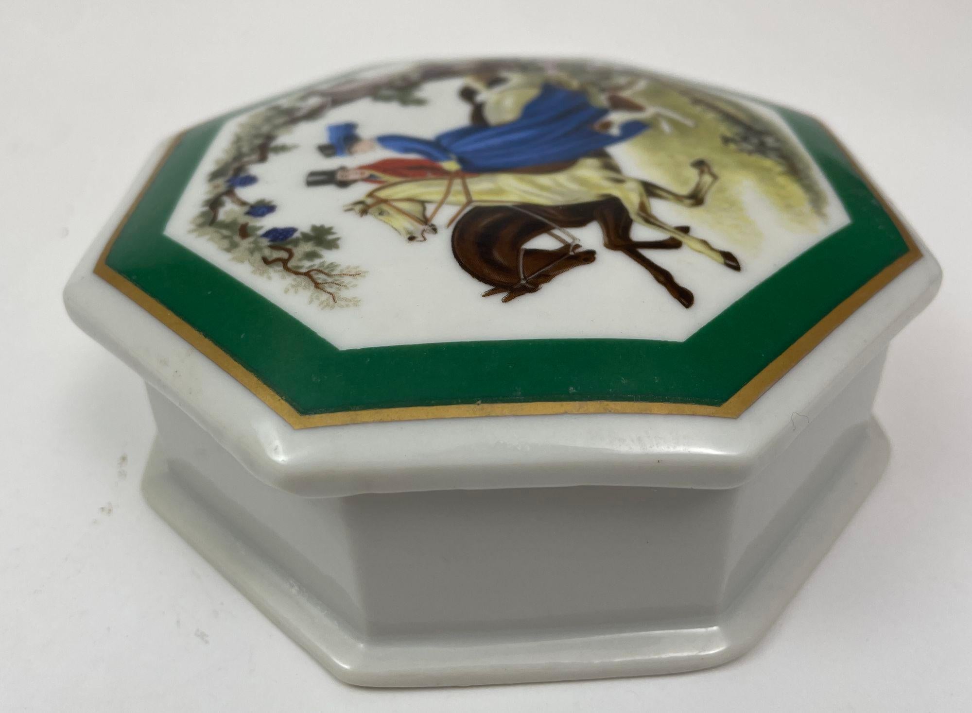 Japanese Elizabeth Arden Porcelain Box Southern Heirlooms Made In Japan For Sale