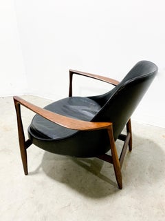 Elizabeth Armchair by Kofod Larsen in Rosewood and Leather