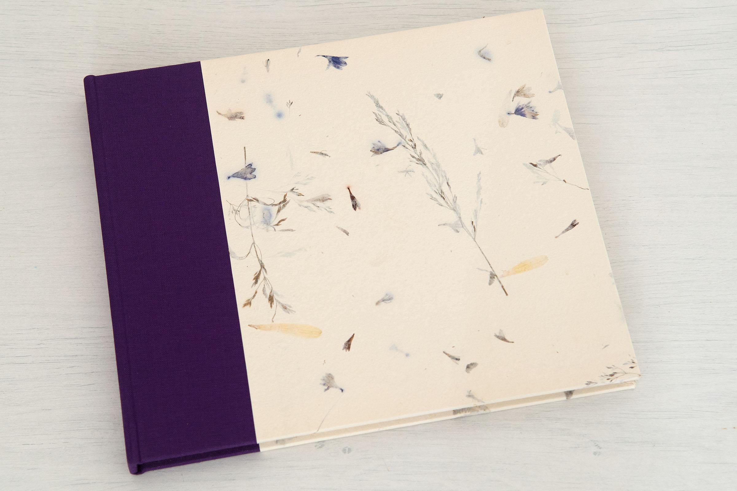 'Favourite Flowers' Limited edition book with signed aquatint 'Iris' - Print by Elizabeth Blackadder