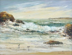 Mid Century Seascape -- Incoming Tide
