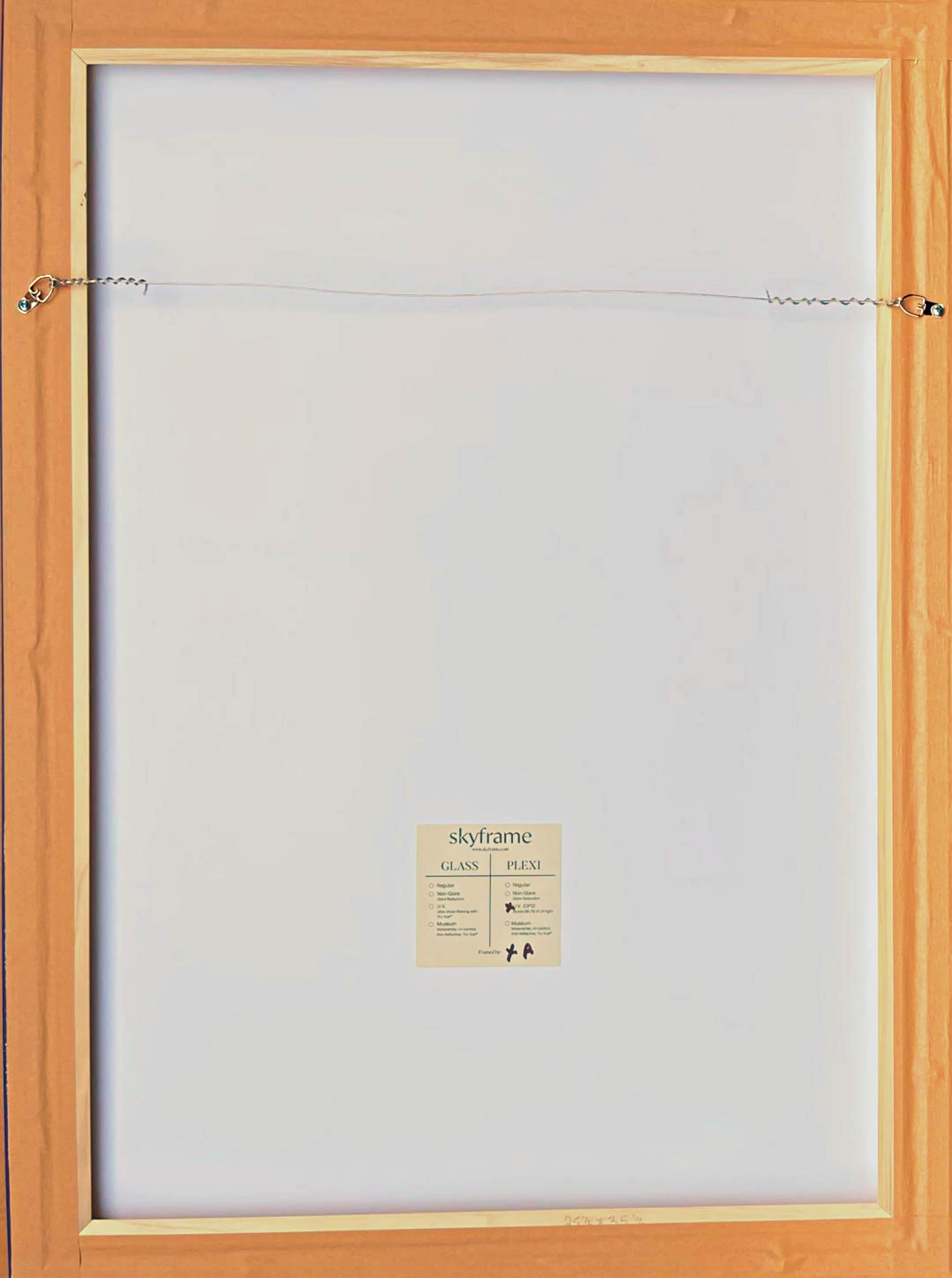 Blues, litografía firmada/N de edición limitada, afamado artista afroamericano Enmarcado en venta 3