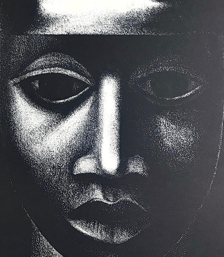 CANDACE 1992 Tributo alle donne afroamericane, ritratto del volto di una donna nera - Print Contemporaneo di Elizabeth Catlett