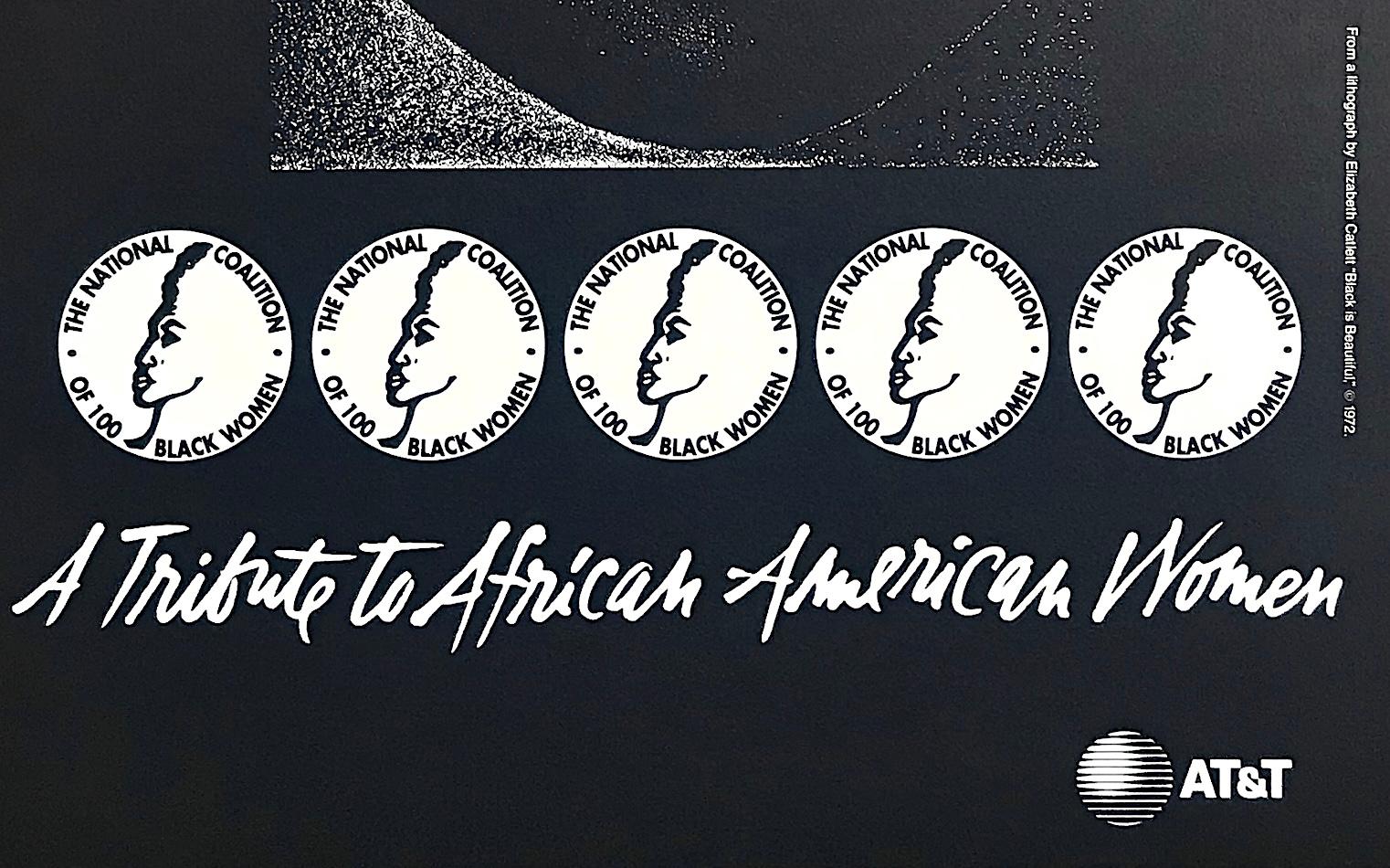 ELIZABETH CATLETT
Candace - Celebrazione del 10° anniversario 1992, un tributo alle donne afroamericane
Coalizione Nazionale delle 100 Donne Nere, Poster commemorativo di alta qualità 

Anno di stampa - 1992
Dimensione di stampa -  31,5 x 18
