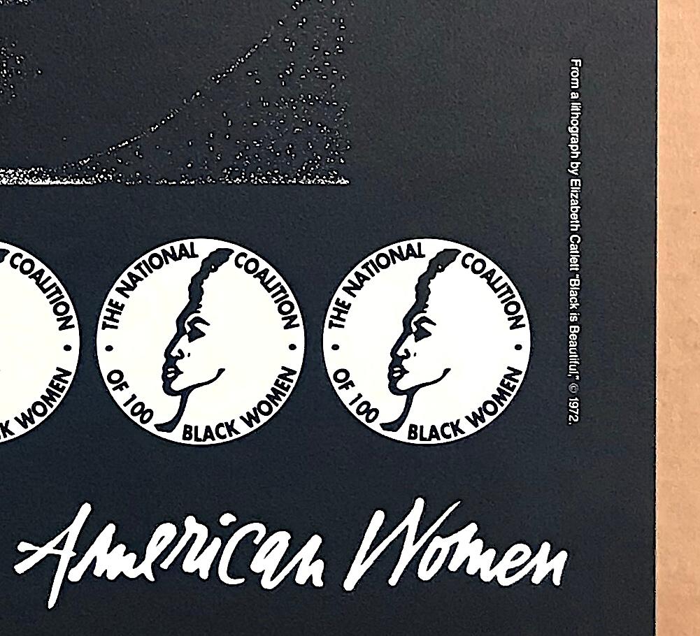 CANDACE 1992 Tribute To African American Women Black Woman Graphic Portrait Head For Sale 2
