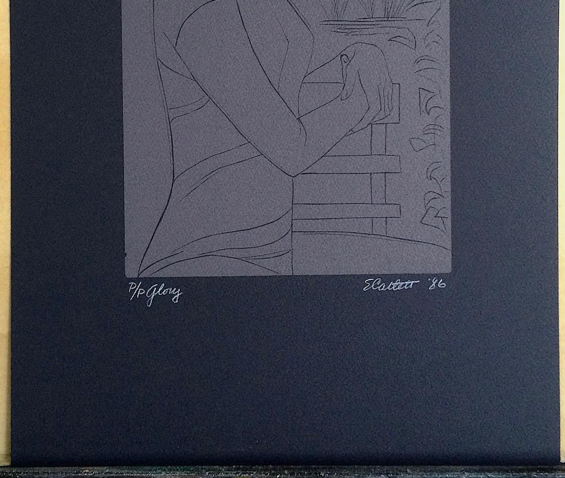 GLORIA es un grabado en relieve / linograbado, original y en edición limitada, realizado a mano por la artista, grabadora y escultora estadounidense y mexicana Elizabeth Catlett. GLORY se creó utilizando técnicas de grabado linográfico sobre papel