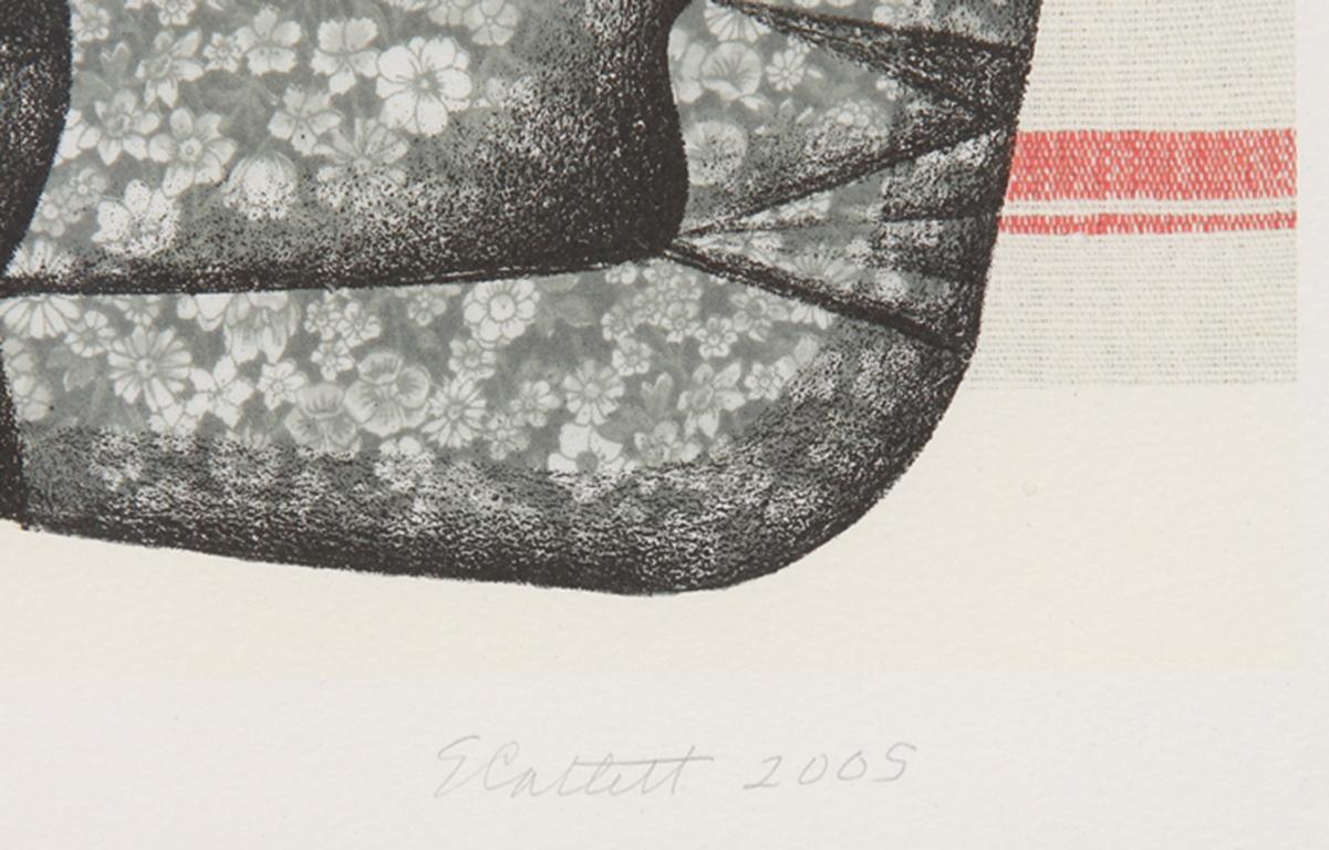 Cotilleo, Impresión de Elizabeth Catlett 1