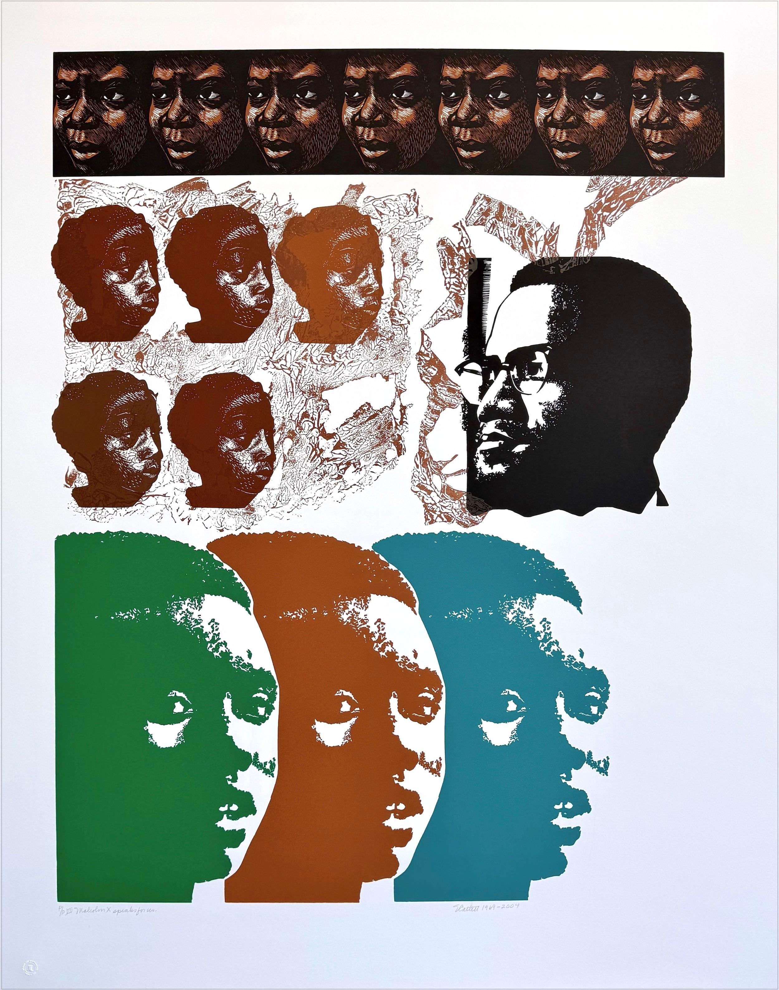 How did Elizabeth Catlett make her prints?