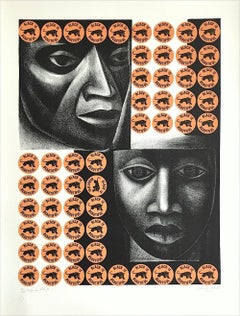 NEGRO ES BELLO II Signed Lithograph, Black Is Beautiful, Black Power Movement