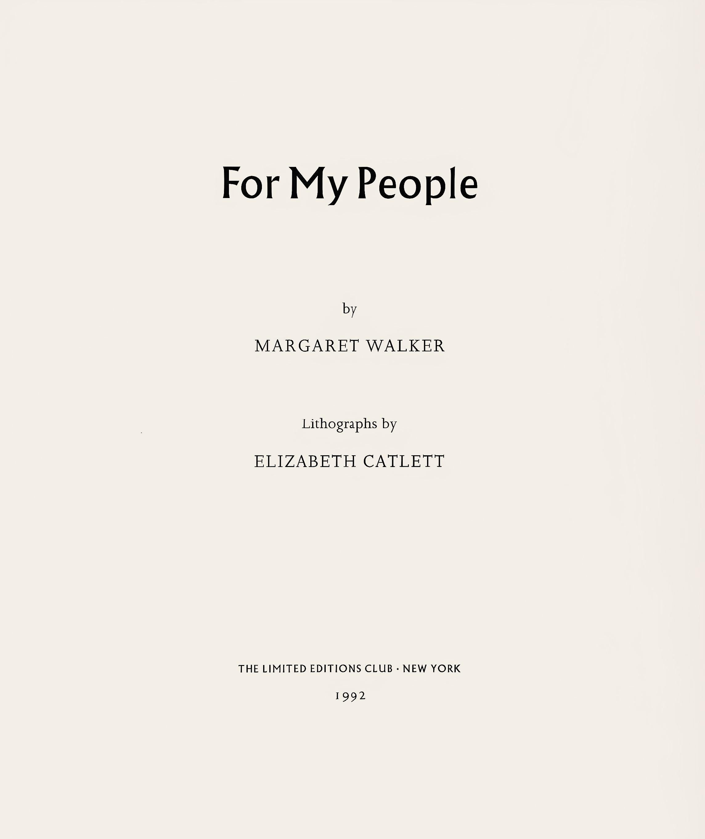 Playmates, Para mi gente, Elizabeth Catlett en venta 5