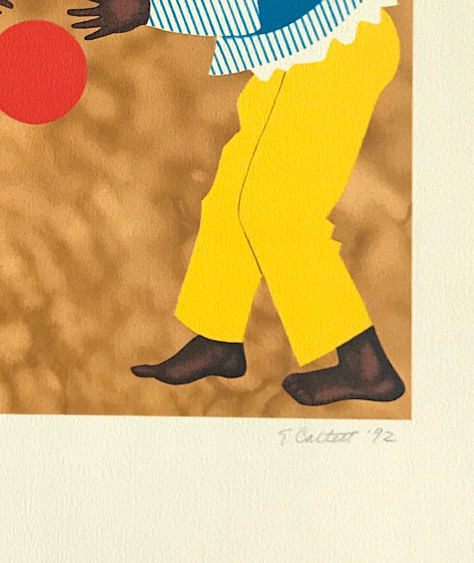 Litografia firmata PLAYMATES, Per il mio popolo di Margaret Walker, Bambini neri in vendita 2