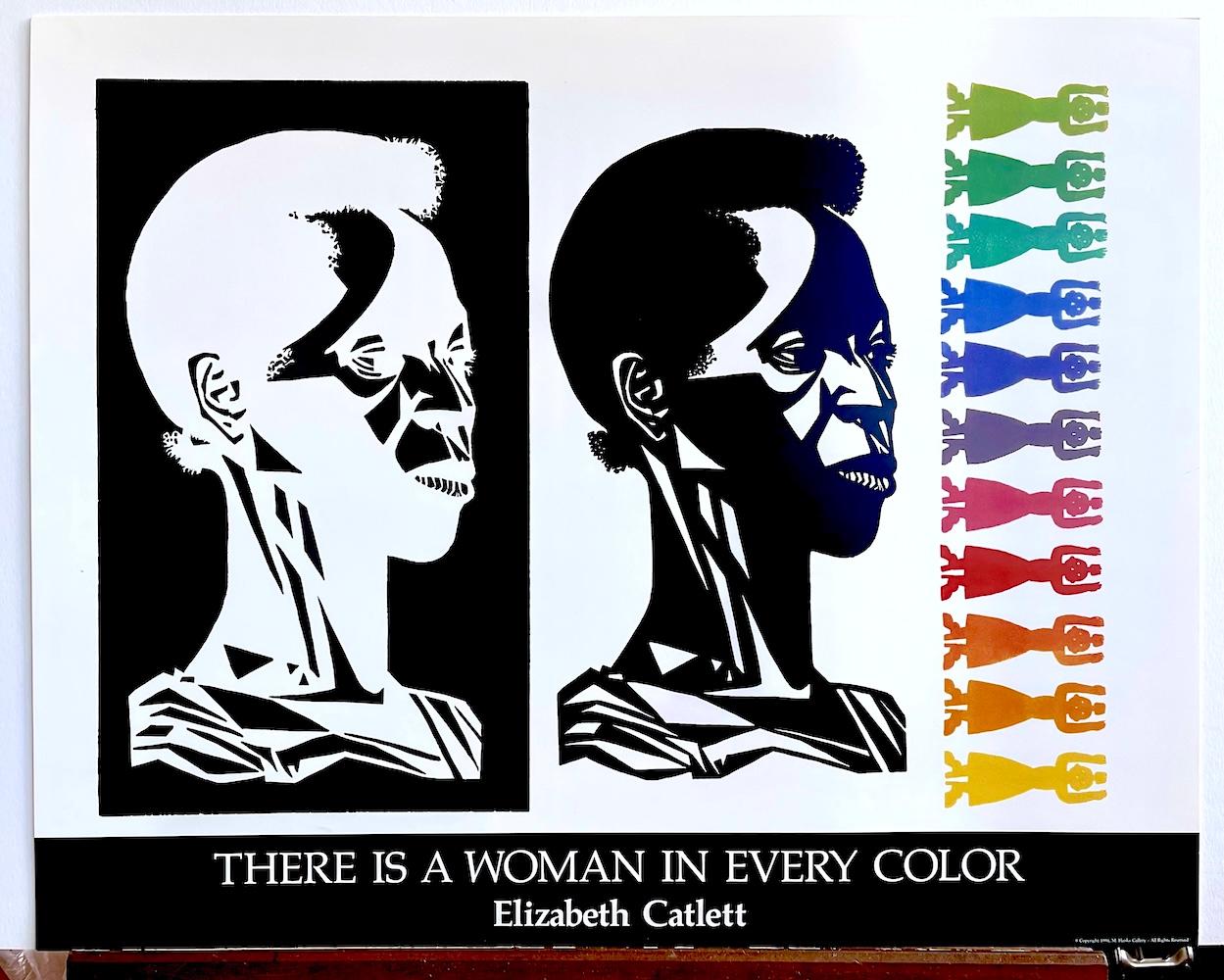 C'È UNA DONNA DI OGNI COLORE 1994 Poster d'epoca, donne nere, colori dell'arcobaleno in vendita 3