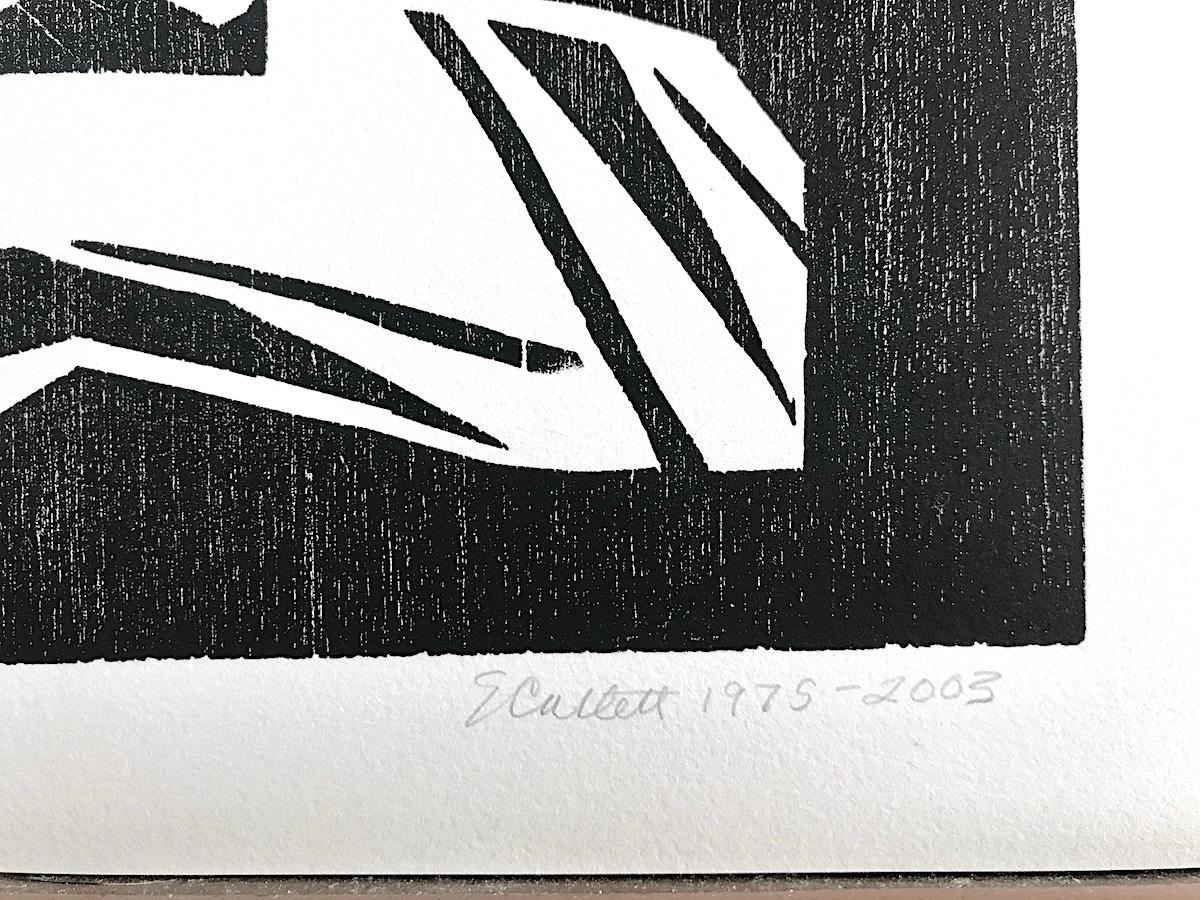 THERE IS A WOMAN IN EVERY COLOR Signierter Reliefdruck, Schwarze Frau Regenbogenfiguren im Angebot 3