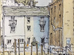 Looe Harbour, original painting, landscape, contemporary