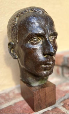 Portrait sans titre Tête (peut-être Arnold Geissbuhler, le mari de l'artiste)
