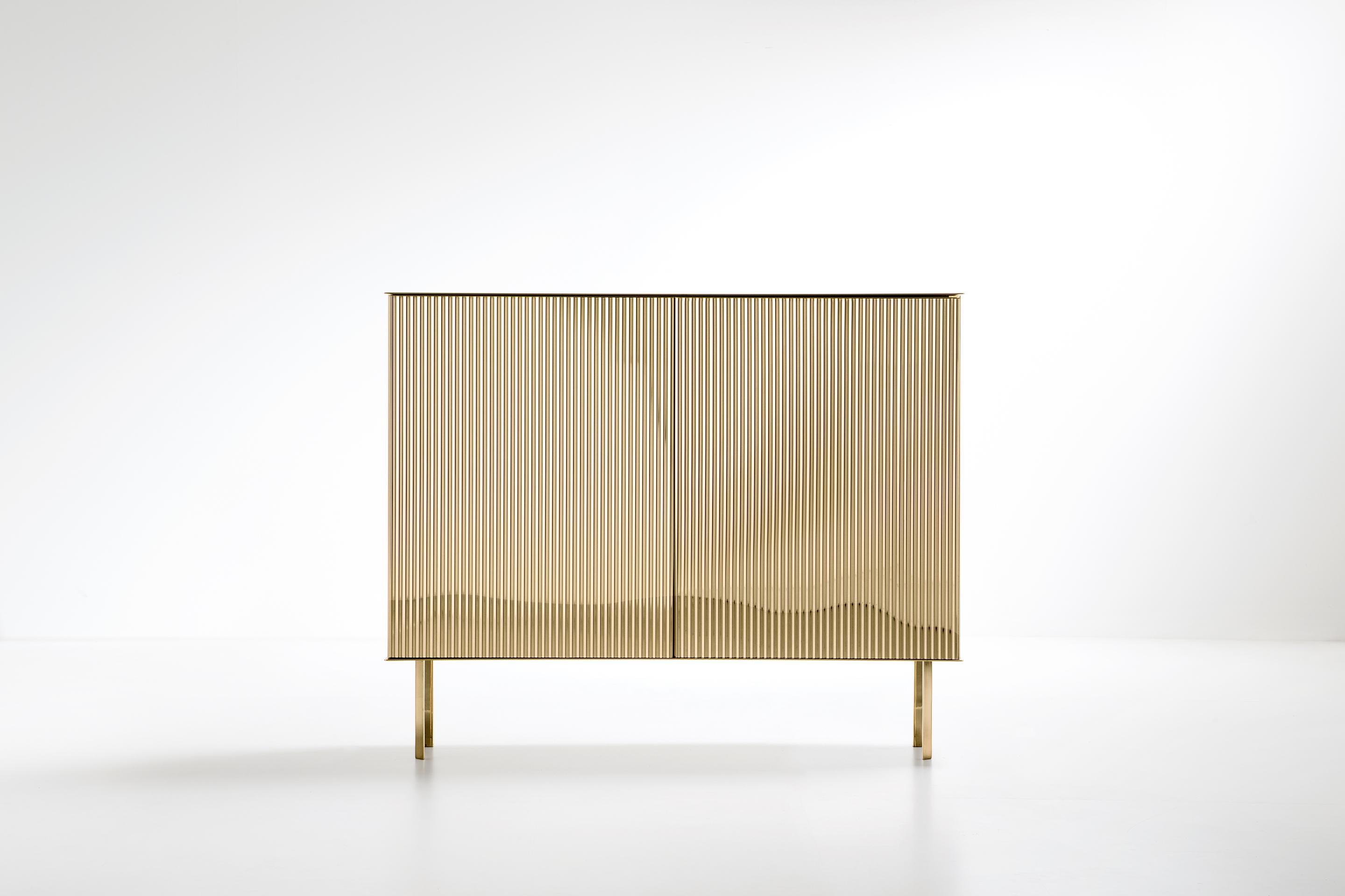 Wood Elizabeth Console by De Castelli For Sale
