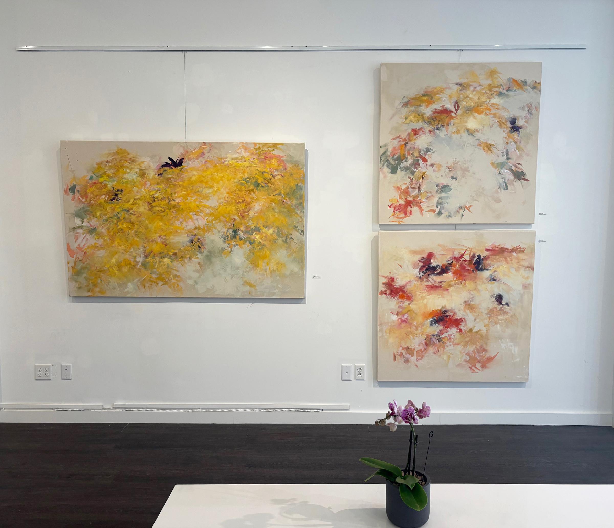 Jardín de día IV - Painting de Elizabeth Dexheimer