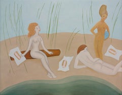 Bathers in the Reeds