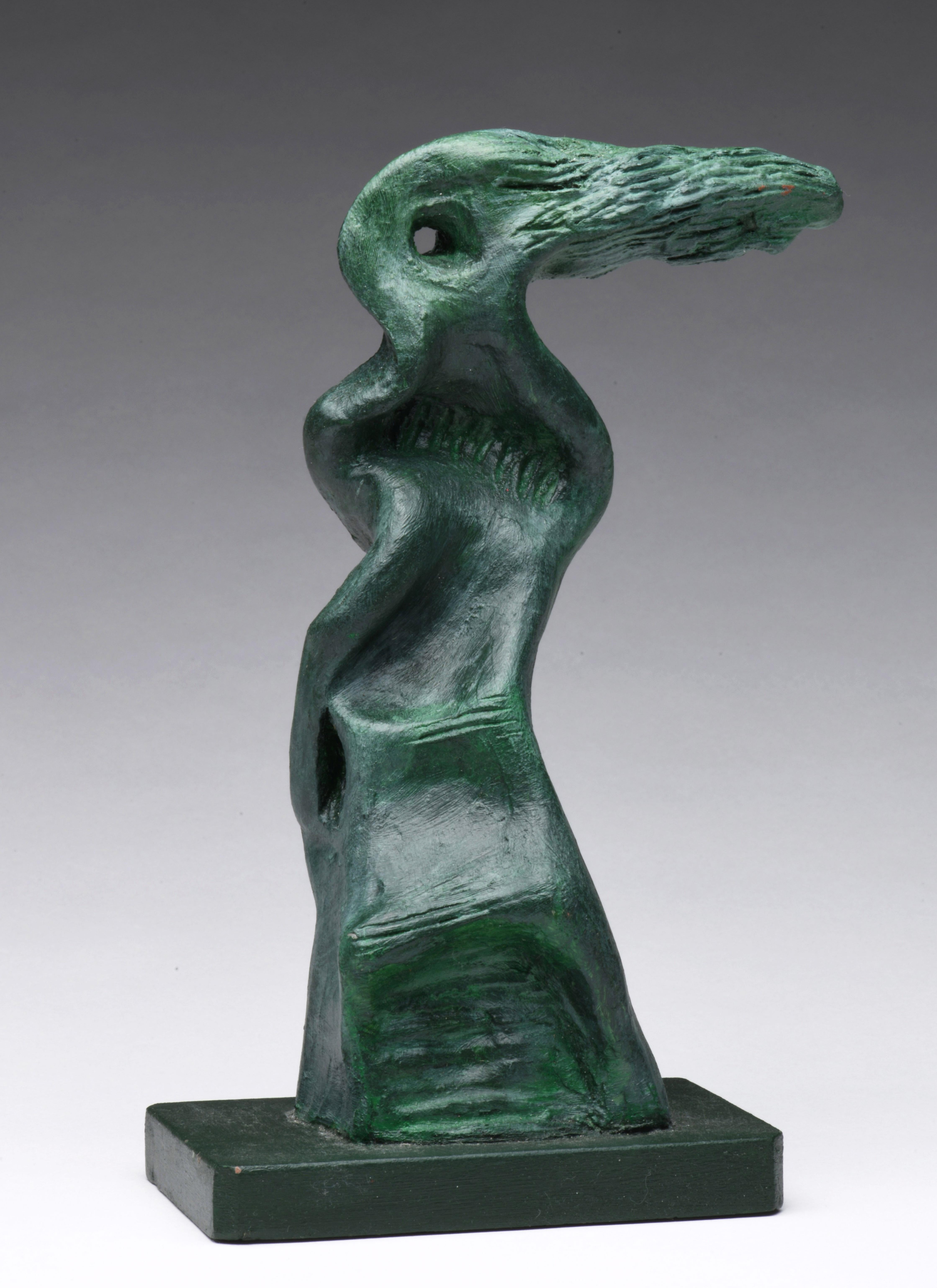 Elizabeth Freire Figurative Sculpture - In the Wind