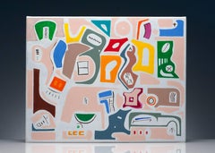 Elizabeth Freire Abstract Modern Archetype Forms Painting