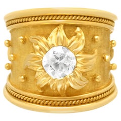 Anello solare con diamante di Elizabeth Gage