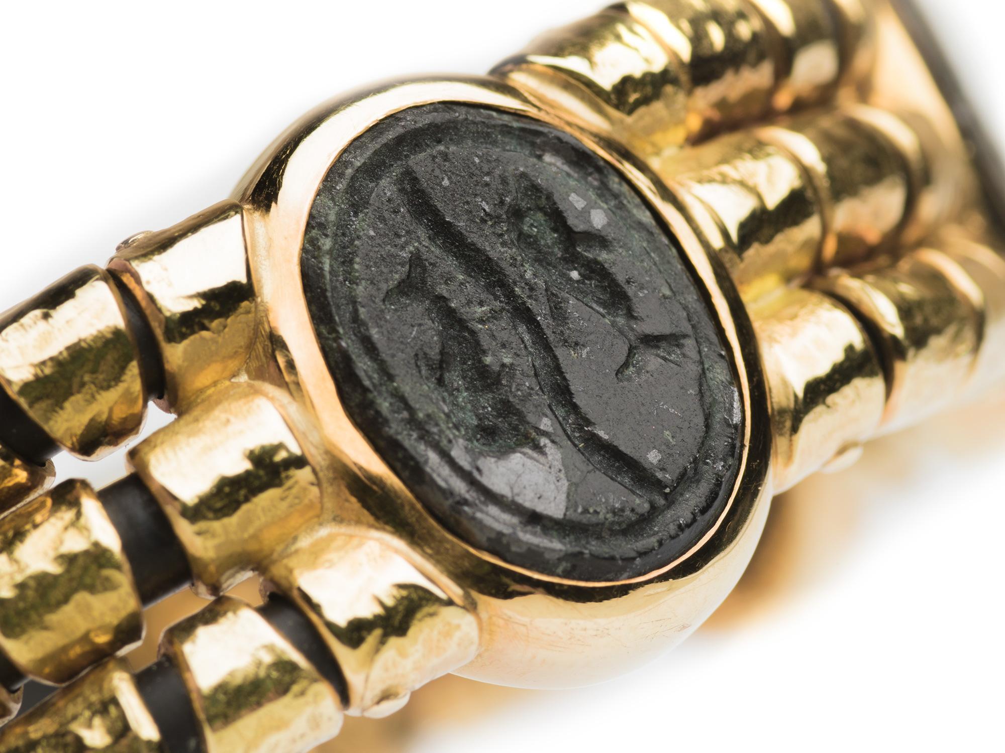 Elizabeth Gage Marine Motif Bracelet In Good Condition For Sale In San Antonio, TX